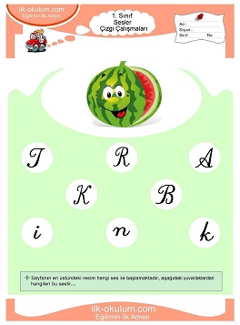 Çocuklar İçin K Sesi Çalışma Sayfaları 
